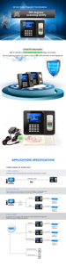 K40 <strong>Linux</strong> <strong>System</strong> Built in Battery TCP/IP USB SSR Biometric Fingerprint Time Attendance <strong>System</strong> - Product Image 5