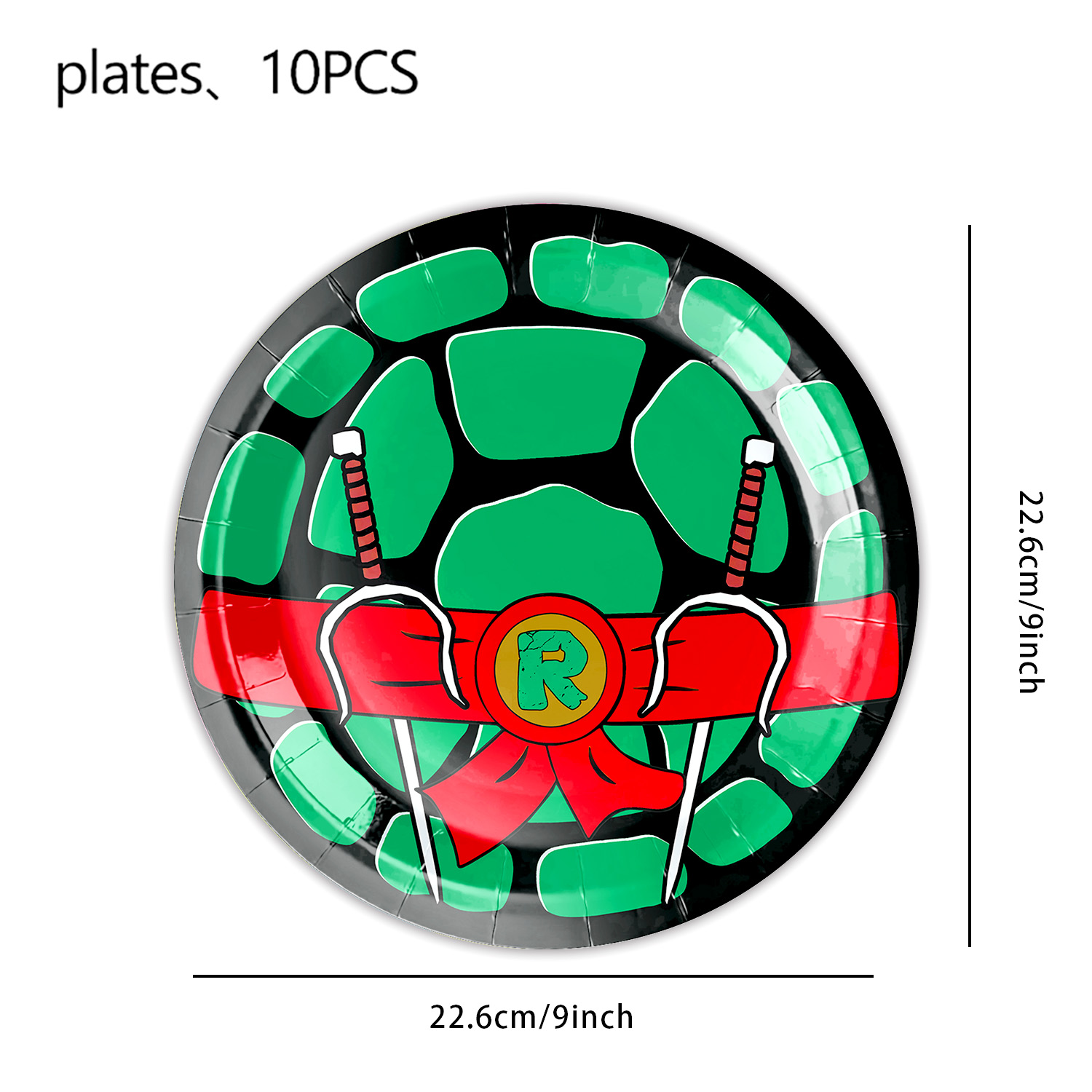 9-inch disc-10PCS colorful
