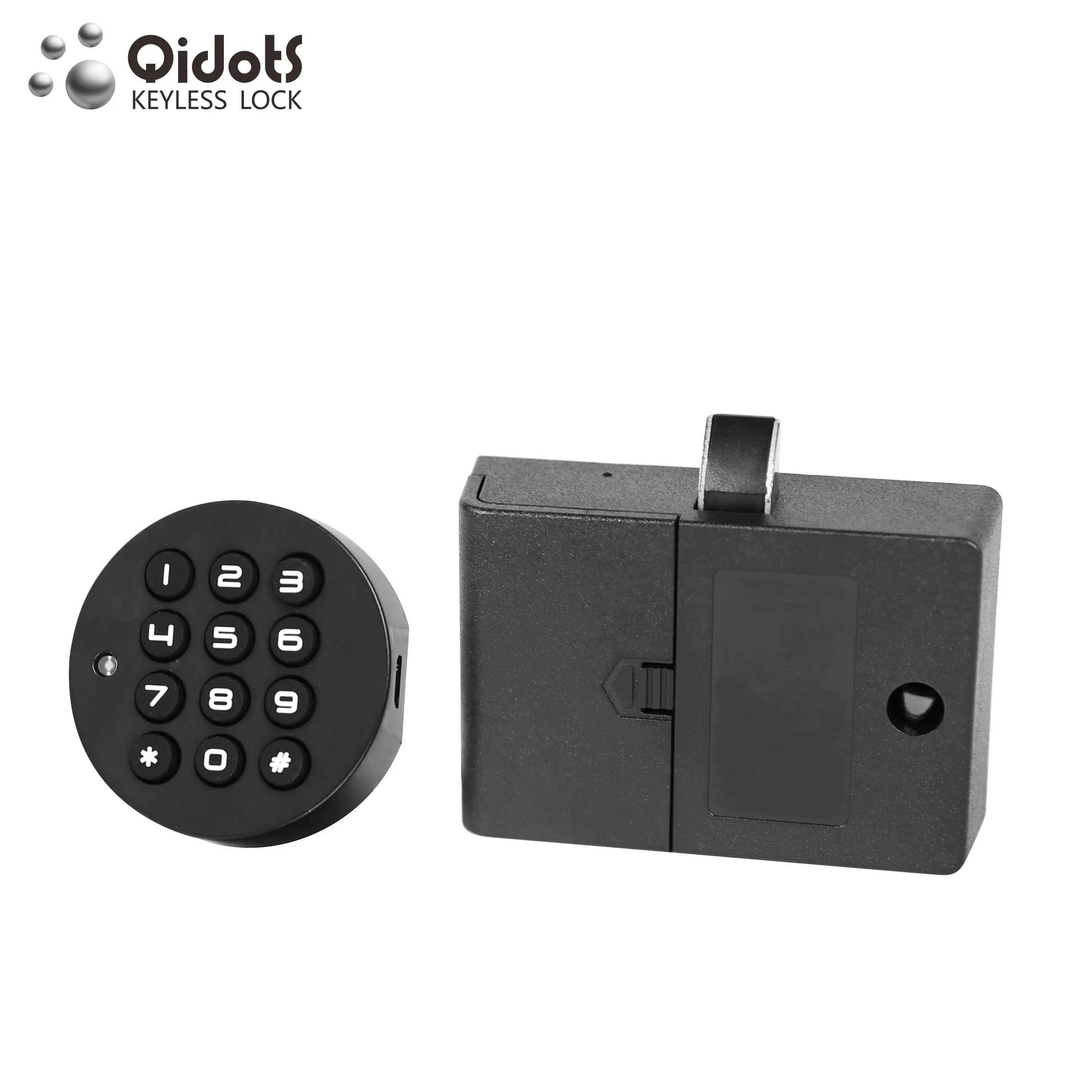 QIDOTS Mini inteligente teclado Digital electrónica cajón del gabinete del armario de bloqueo de emergencia e-clave para gimnasio/spa/escuela/Oficina