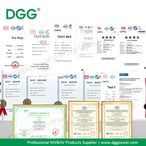 Disyuntor inteligente de vacío de CA de alto voltaje para exteriores serie DGG 24kV 630A 1250A 20kA 25kA VCB con prueba de tipo - Product Image 4