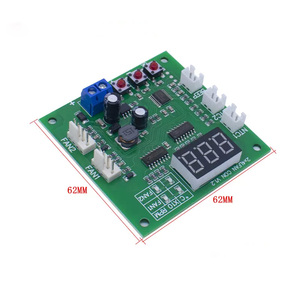 2-Kanal 4-Draht Lüfter Temperatur regler Drehzahl regler Anzeige PWM Treiber modul DC 12V 24V 48V für PC Lüfter/Alarm - Product Image 5
