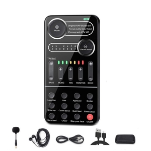 2022 Drop Shipping K9 Set Voice Changer Game Live Broadcast Mobile Computer Sound Card for Gaming - Product Image 2