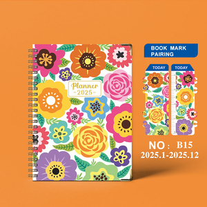 Organizzatore di Design personalizzato all'ingrosso diario di lusso Planner A5 spirale <span class=keywords><strong>Notebook</strong></span> Planner per ragazze