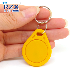 Programmierung T5577 Programmier bar Umschreib bar UID 125kHz ABS-Tag Schlüssel anhänger RFID-Schlüssel anhänger mit Schlüssel bund