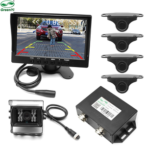 GreenYi 7&quot;Car Monitor Rear <strong>Reverse</strong> Camera Video Parking <strong>Sensors</strong> <strong>Reverse</strong> Backup Radar Bus / Truck Van / Trailer Car Reversing Aid - Product Image 1