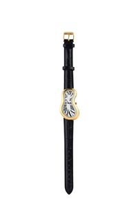 עיצוב טוויסט נמס חדש עיצוב קוורץ wristwatch roman ספרות מופשטת ועיצוב מעוותת שעון התכה מעוגל - Product Image 5