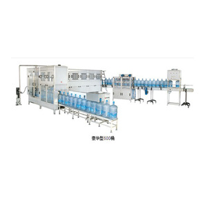 19L 20L5ガロンウォーターボトル洗浄洗浄充填キャッピングマシンバレルボトル製造ラインミネラルウォーター用プラント - Product Image 1