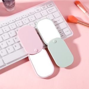 朗森定制批发便携式圆角矩形滑盖小型高清化妆镜 - Product Image 5
