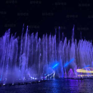 Danza musicale e fontana con sistema galleggiante multimediale su larga scala per esterni su lago e fiume - Product Image 4