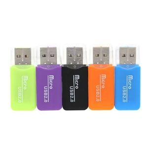 Werbe geschenk Niedlich Mini TF USB 2.0 T-Flash Trans Flash Speicher kartenleser Adapter Externe Installation Bunter SD-Kartenleser - Product Image 6