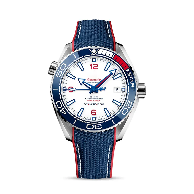 Planet Ocean 600m America's Cup 43.5mm Homme Montre Haute Qualité Saphir Montre-Bracelet Mécanique Automatique De Luxe Montre Mécanique