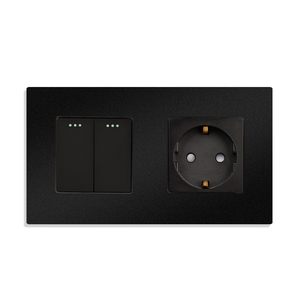 Interruttore meccanico a parete Touchmi Light e interruttore a pulsante con indicatore 16A presa germania - Product Image 2