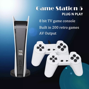 Yo Mini GS5 เกมสเตชั่นคอนโซลวิดีโอเกม Av Out ในตัวเกมย้อนยุค 200 เกม - Product Image 4