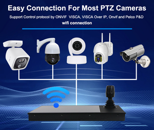 10 pollici 4GB RAM Android 11 PoE RS485 NDI 4D PTZ telecomando Joystick controller con tastiera per conferenza - Product Image 4