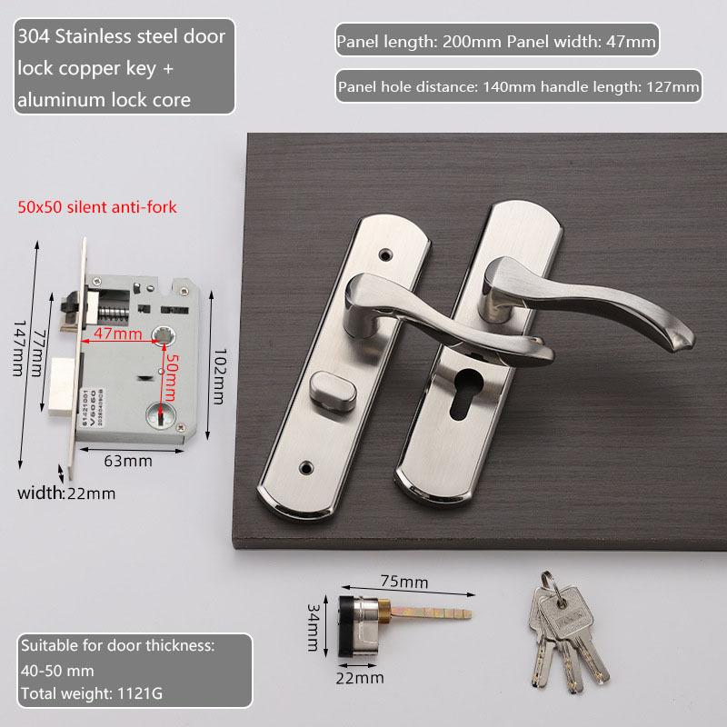 E Style 304SS (cerradura de embutir 50*50) 3