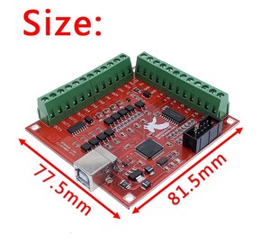 Placa de ruptura CNC USB MACH3 100Khz Controlador de interfaz de 4 ejes Placa de controlador de movimiento - Product Image 6
