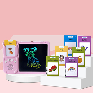Early Education Device 2 in 1 LCD <strong>Writing</strong> Tablet With Talking Flash Cards 224 Words Educational Toy <strong>Writing</strong> Board&amp;Card Reader - Product Image 2