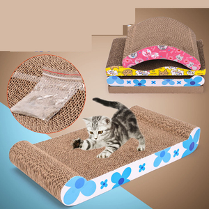 Fabricante al por mayor, diseño de múltiples formas, catnip cat, tablero corrugado para rascar - Product Image 1