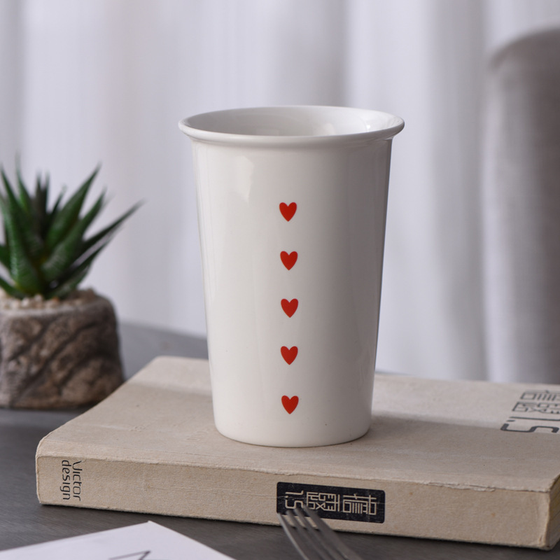 Heart-shaped handle cup-350 ml