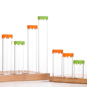 <strong>Non</strong> <strong>Stick</strong> Glass Wax <strong>Container</strong> With Lids Multi Use Storage 6ml Silicone <strong>Containers</strong> for Oil Cosmetic Lotion Cream - Product Image 5