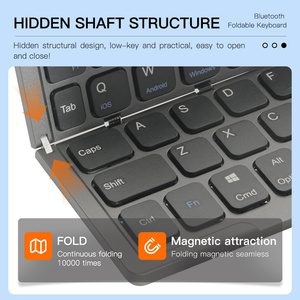 Teclado plegable inalámbrico Ultra delgado para IOS Android Wins Smartphone Tablet Laptop Teclados plegables B048 teclado - Product Image 5