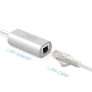 FIDECO alüminyum tip-c usb c ağ kartı taşınabilir rj45 lan kartı gigabit ethernet dönüştürücü adaptörü - Product Image 3