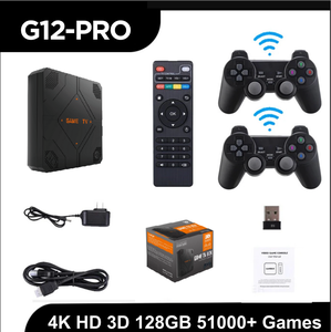 Consola de Juegos Yo G12 Pro, 64 GB, Más de 45 000 Juegos, Consola de Juegos 4K para TV con Control Inalámbrico, Enchufe Estadounidense - Product Image 4