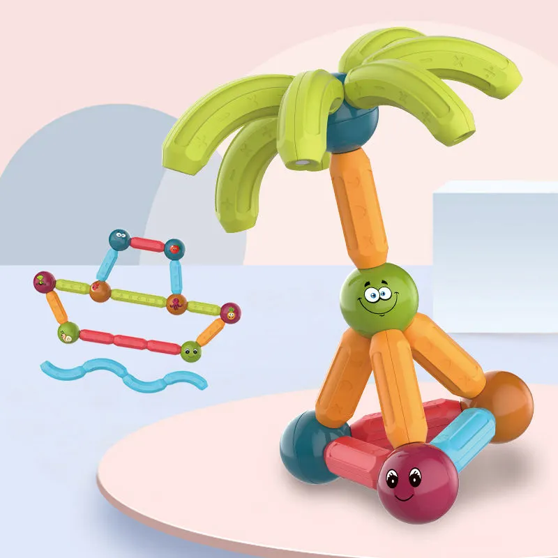 Poligon ekleme şerit manyetik poligon yapıştırma çubuğu matematik öğretim yardımcıları mantıksal düşünme eğitim oyuncak bölünmüş ortak Sticks