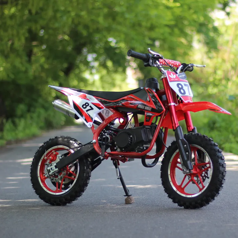 Goedkope Mini Gas Aangedreven Pocket Crossmotoren 49cc Pit Bike Racen Off Road Motorfietsen Te Koop