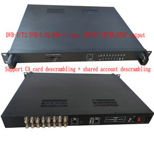 プロフェッショナルデジタルテレビヘッドエンドDvbc Dvbt Dvbs S2 Atsc Ipゲートウェイ高品質Iptv/OttシステムチューナーからIpプロフェッショナルレシーバーへ
