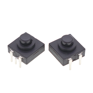 1212-215A per l'elettronica della torcia elettrica Interruttore a pulsante verticale Ultra-sottile a 5 Pin DPDT Dual On/Off - Product Image 3