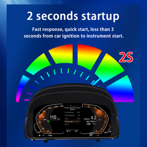 12.3'' Car Linux System <strong>Lcd</strong> Dashboard Digital Cluster Instrument Speedometer for Bmw X1 E84 2006-2015 Upgrade 1920*720 Screen - Product Image 5