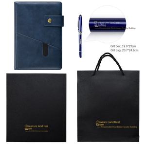 Aanpasbaar Logo A5 Zakelijk Lederen Notebook Voor Conferentiewerk Kantoorbenodigdheden Geschenk Wekelijkse Planner Libretas - Product Image 5