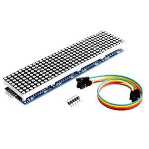 MAX7219 modulo a matrice di punti microcontrollore 4 in un Display con linea 5P modulo rosso verde blu MAX7219 - Product Image 1