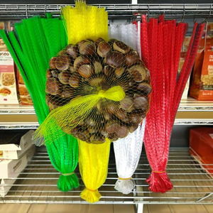 果物と野菜のためのカスタマイズされたHDPE管状ネット卸売フラット保護プラスチックネットオレンジ包装HDPEネット - Product Image 6