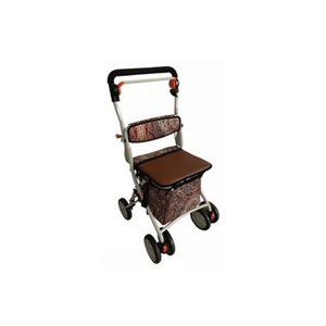Mobiliteitsvoertuig Voor Ouderen: Zeswielige Kruidenierswinkelwagentje Met Comfortabele Zitplaats-Op Handige Zeswielige Rollator - Product Image 3