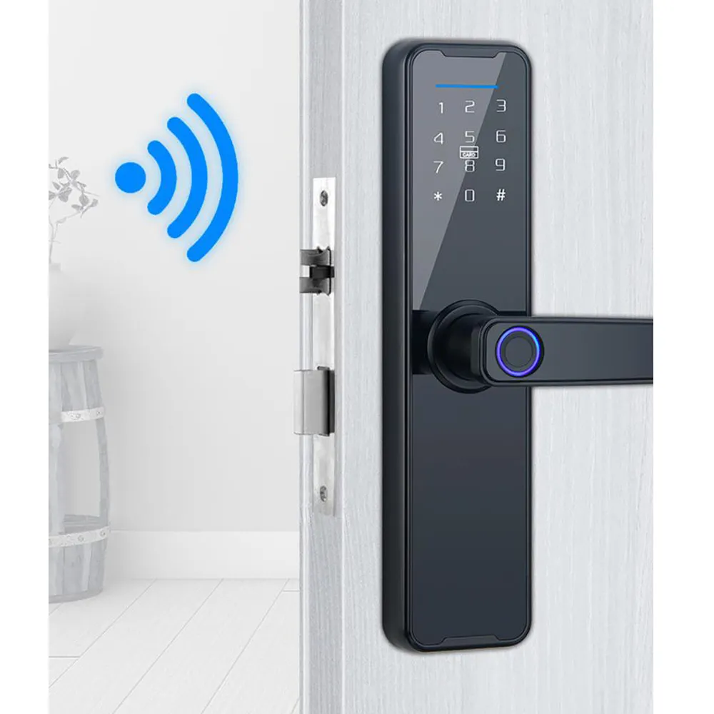 WAFU WF-H6 Keyless Home Security Door Lock Electric Biometric Finger Print Lock Bluetooth Wifi Tuya Smart Home Door Lock Airbnb