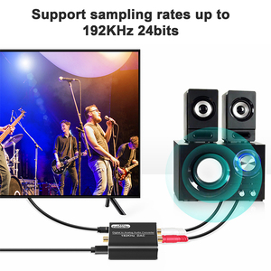 Convertidor de audio digital a analógico con Adaptador convertidor coaxial de audio micro USB de 192kHz para sonido estéreo - Product Image 5