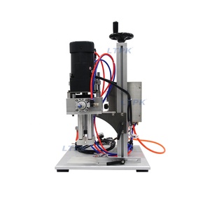 Tappatrice a vite pneumatica Semi-automatica con tappo a vite per avvitamento di plastica con tappo a scatto a spruzzo - Product Image 4