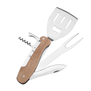 可拆卸烧烤多刀刀，叉，特纳折叠餐具套装烧烤Multi Tool - Product Image 4