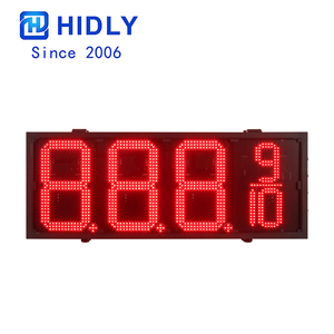 12 inç 888910 LED gaz fiyat işaretleri 7 Segment IP65 dış mekan kullanımı süper parlak LED gaz fiyat - Product Image 1