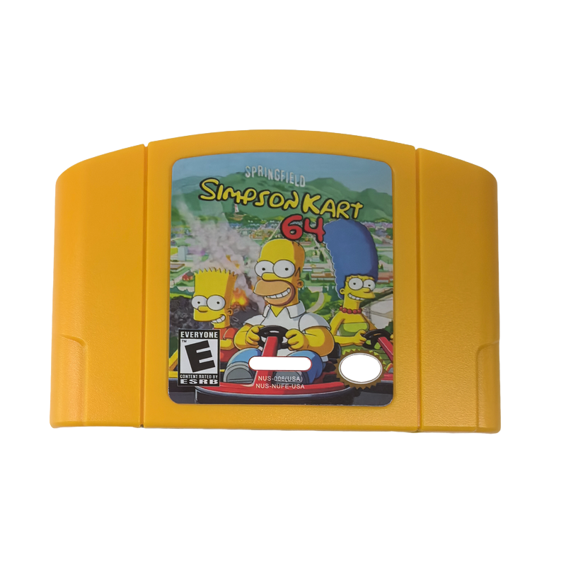 สีเหลืองสำหรับ Simpsons Kart 64