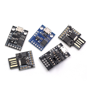 Scheda di sviluppo dell'interfaccia USB Attiny85 pannello di sviluppo e scheda di programmazione in miniatura nero/blu ATtiny - Product Image 1
