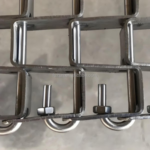 Cintura a catena a ferro di cavallo in acciaio inossidabile 316 grado automatico per macchine industriali leggere, materiale per la selezione dei rifiuti di recupero