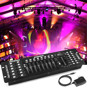 Quartz <strong>DMX</strong> <strong>Controller</strong> 192 Channel <strong>DMX</strong> Stage Light <strong>Controller</strong> <strong>LED</strong> Light Source DJ Laser Computer Effect Switch Console
