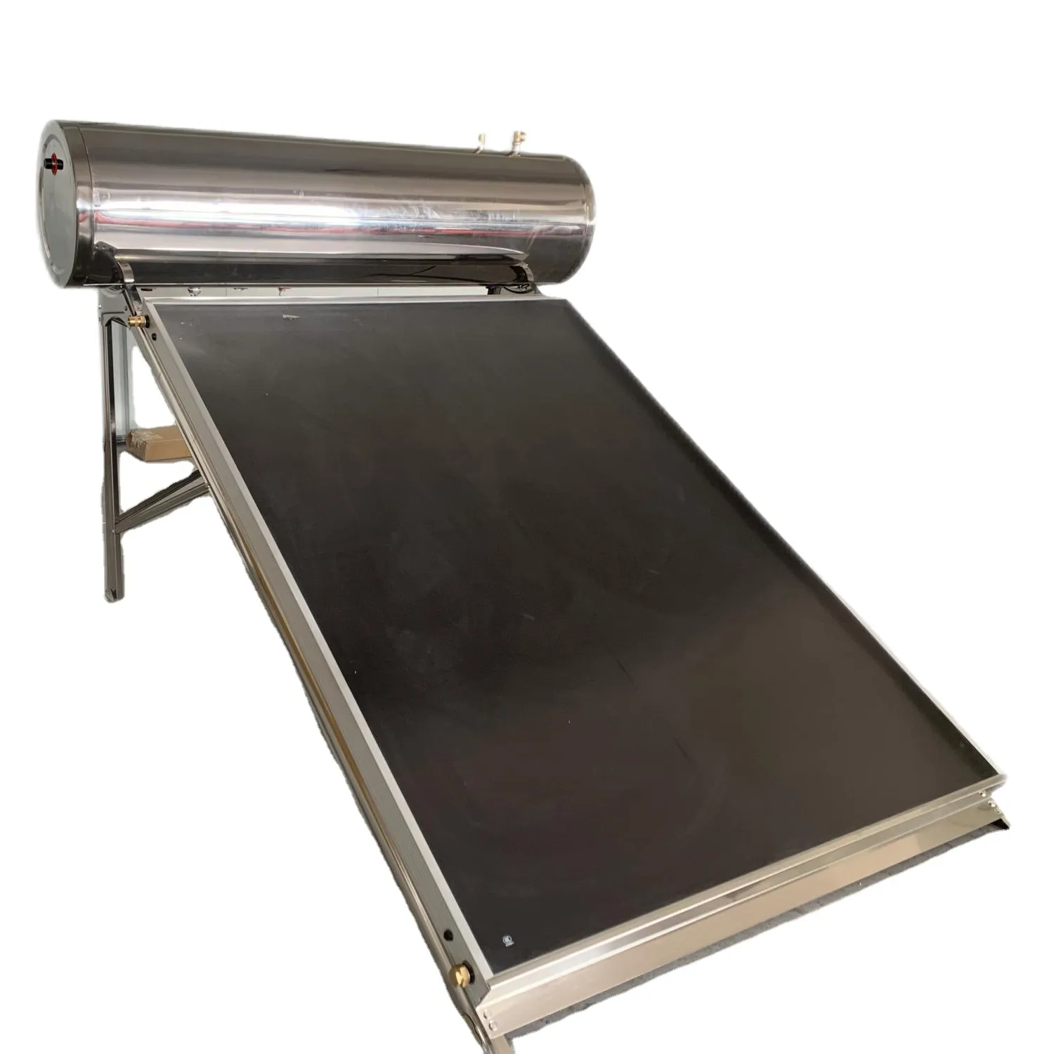 High pressurized flat plate solar panel water heater with high quality