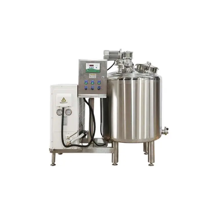 100L 150L 200L 500L serbatoio di raffreddamento del latte da 1000 litri e serbatoio di raffreddamento del latte e macchina per il latte pastuerizzatore