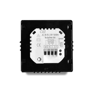 <strong>Temperature</strong> <strong>Control</strong> Touch Screen Digital Room Thermostat Ip20 Ntc <strong>Sensor</strong> 86*86*14mm Size Wifi Smart Thermostat - Product Image 2