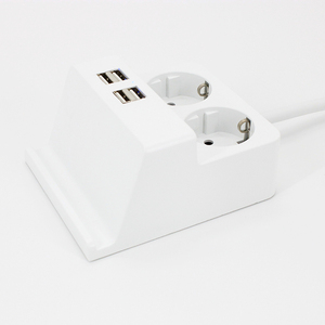 Bester tragbarer Multifunktions-Reise adapter mit 4 Steckdosen Ideal für Reisende Tragbare USB-Steckdose - Product Image 3