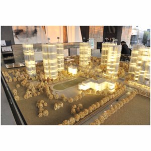 2025新しいタイプ3D建物モデル、展示用スケールの住宅カスタムモデル、3D建物モデル製造に適しています - Product Image 1